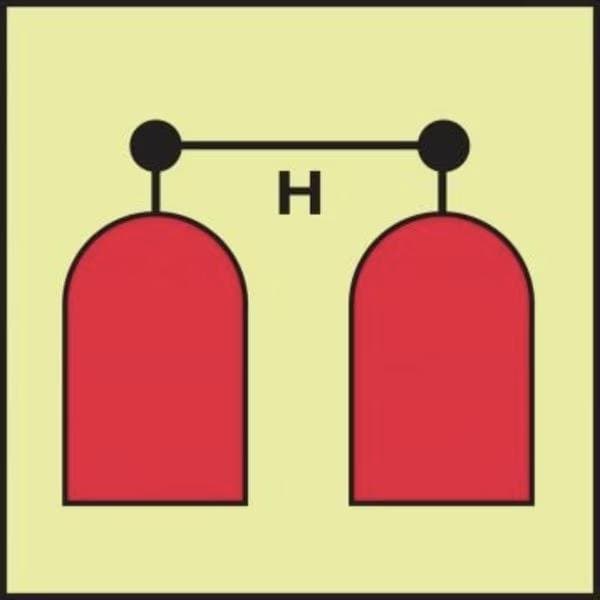 Accuform IMO FIRE CONTROL EQUIPMENT 6 in X MLMR707GX MLMR707GX - main